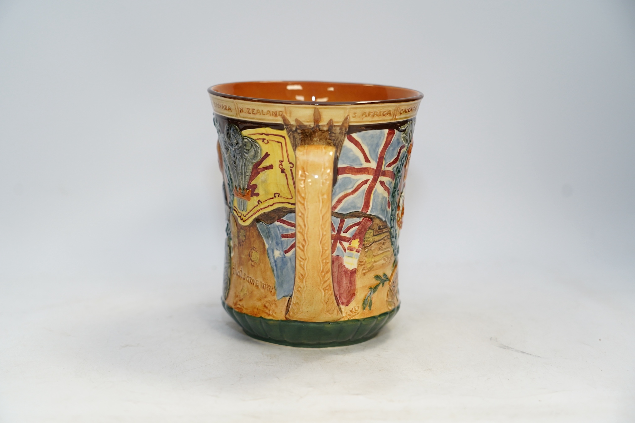 A Doulton limited edition commemorative coronation cup, Edward VIII, 423/2000, 16cm. Condition - good